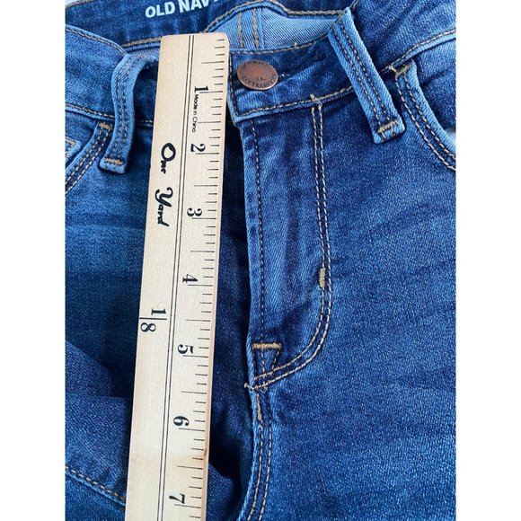 Old Navy Rockstar Womens Mid-Rise Skinny Blue Jean Emo Y2K Streetwear Size 00 - Picture 8 of 9